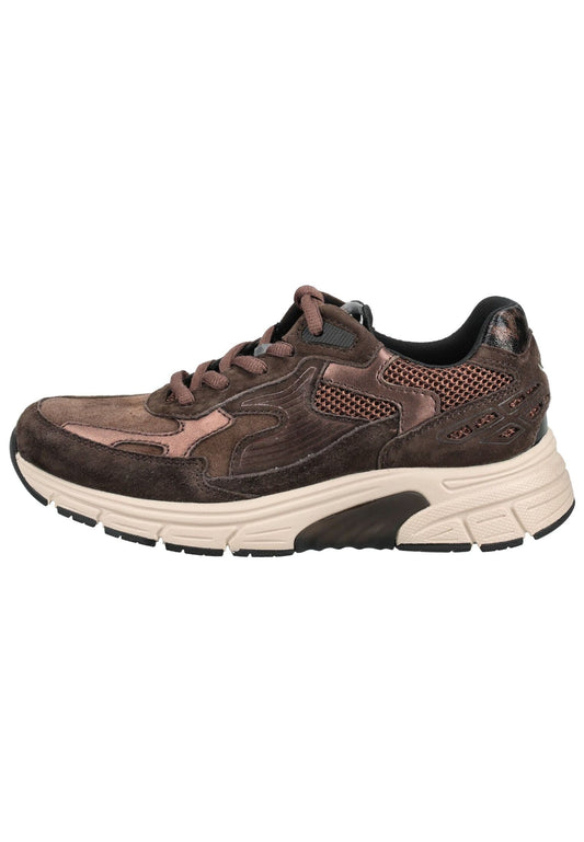rollingsoft Sneaker Veloursleder Mocca