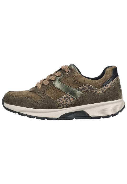 rollingsoft Sneaker Veloursleder Olive/Schwarz