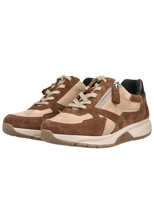 rollingsoft Sneaker Veloursleder Sand