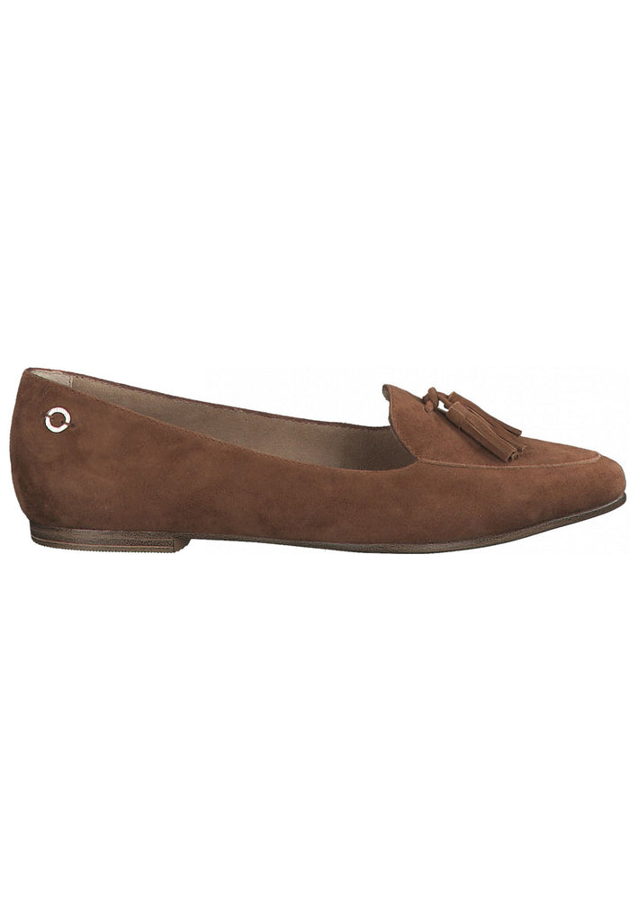s.Oliver Ballerinas Leder Cognac