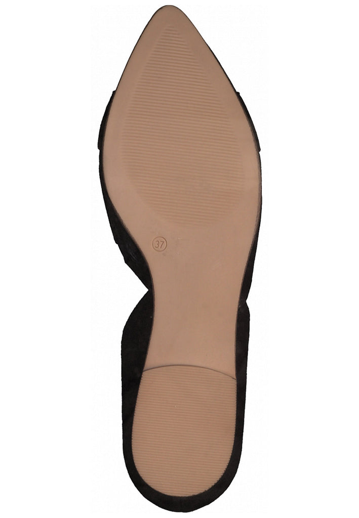 s.Oliver Ballerinas Leder Schwarz