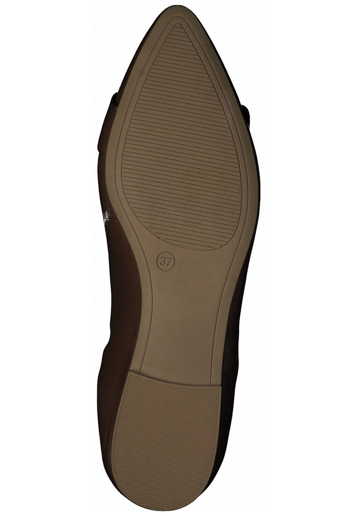 s.Oliver Ballerinas Nappaleder Cognac