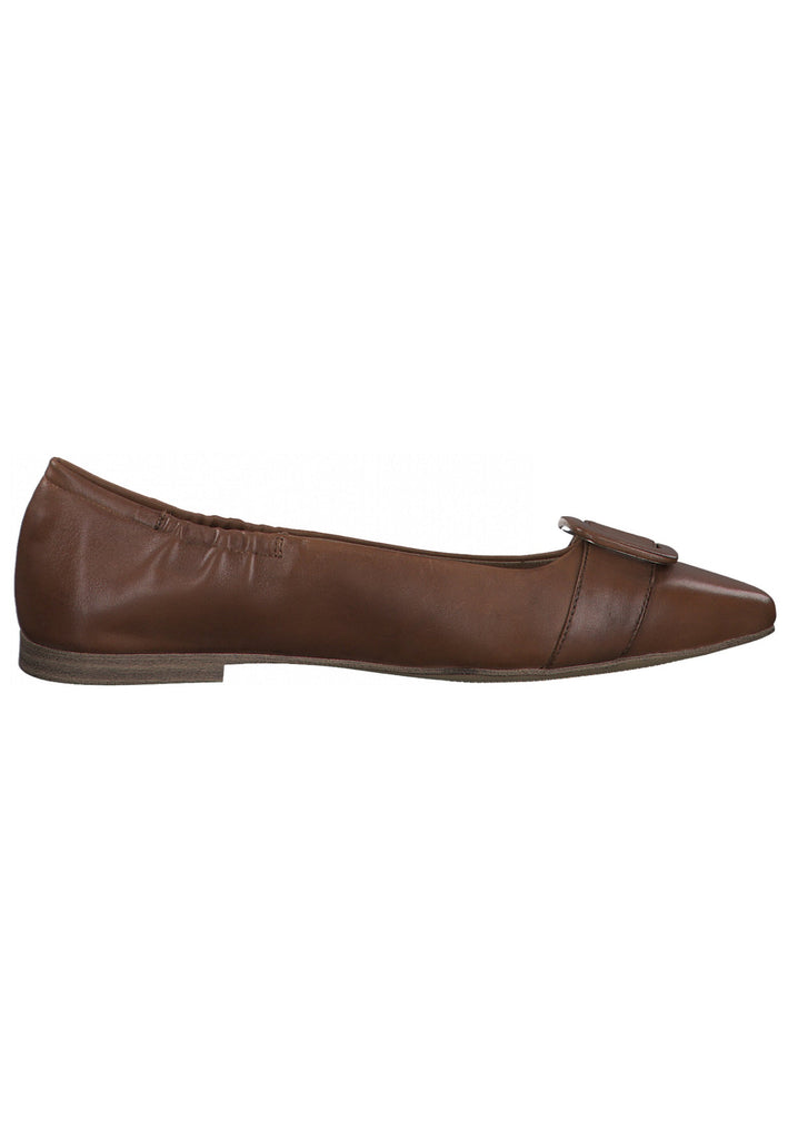 s.Oliver Ballerinas Nappaleder Cognac