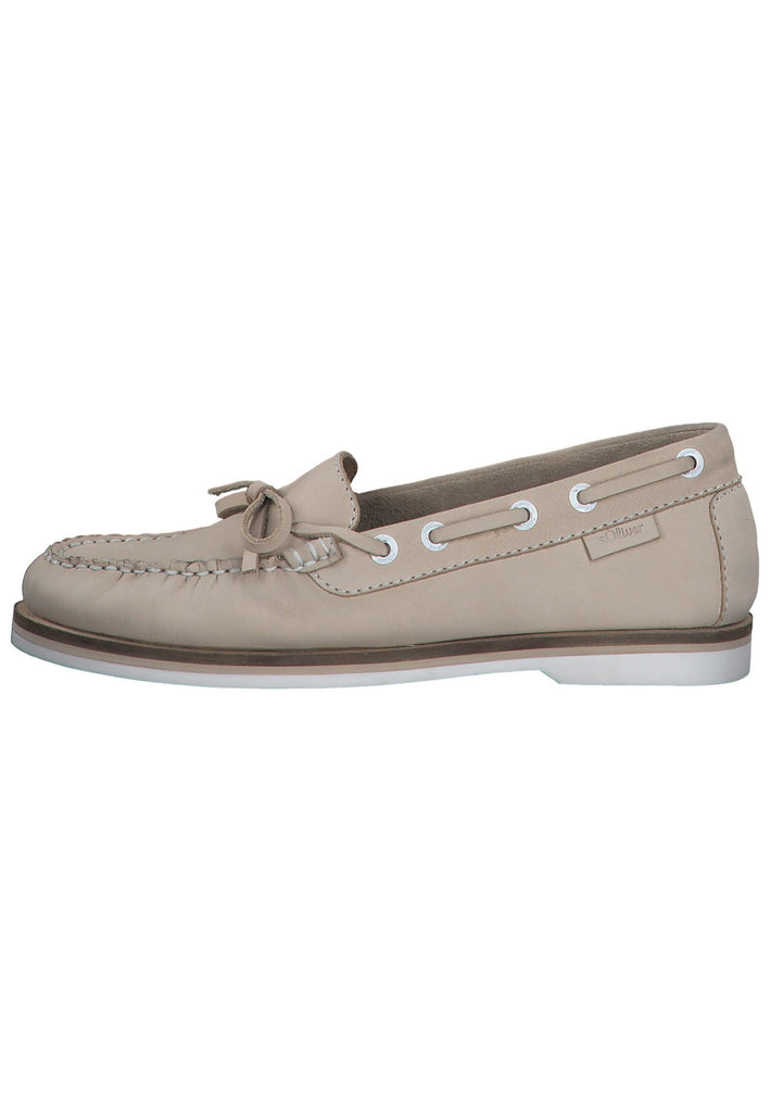 s.Oliver Halbschuhe Leder Cream
