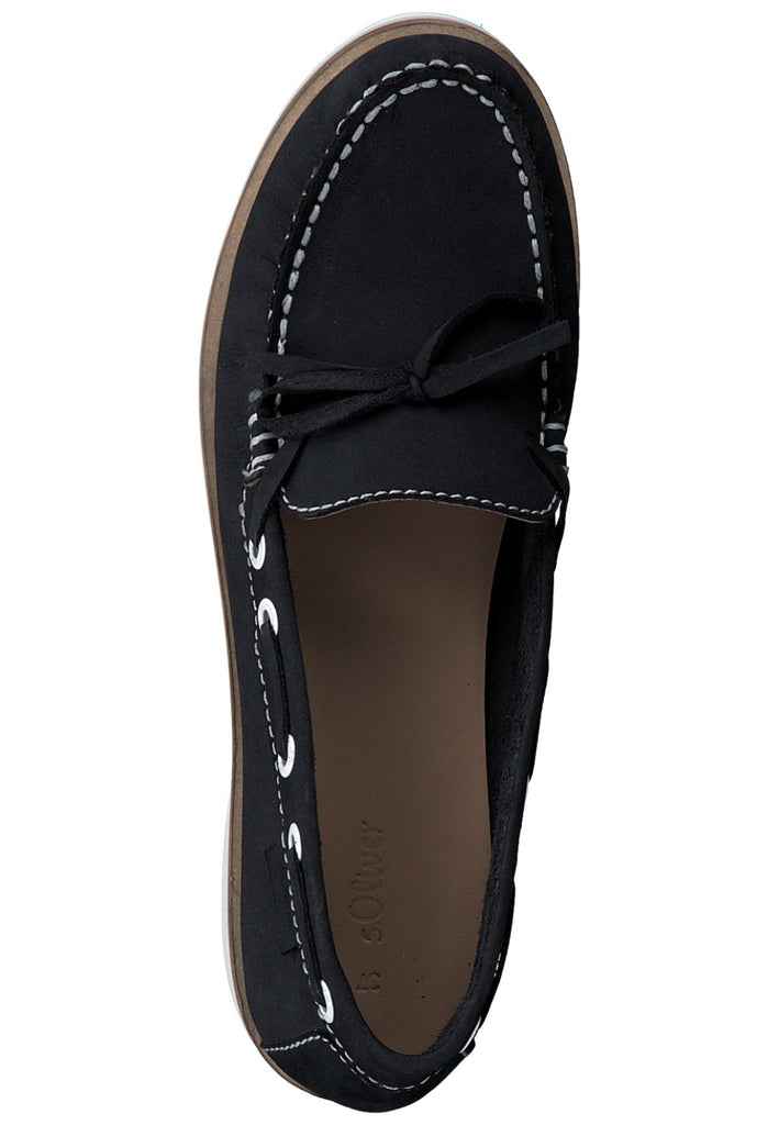 s.Oliver Halbschuhe Leder Navy