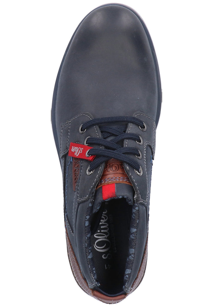 s.Oliver Halbschuhe Leder Navy