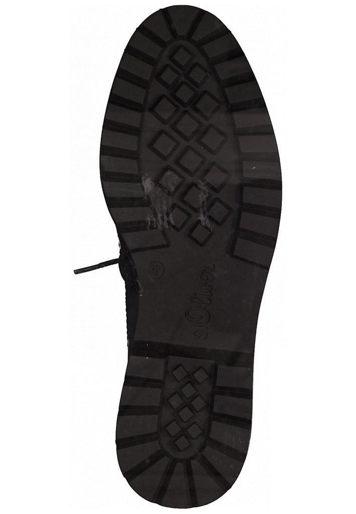 s.Oliver Halbschuhe Lederimitat Navy