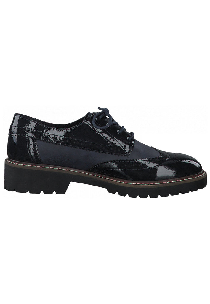 s.Oliver Halbschuhe Lederimitat Navy