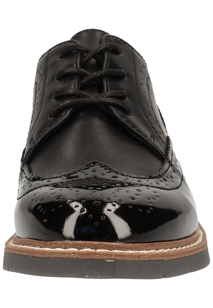 s.Oliver Halbschuhe Lederimitat Schwarz