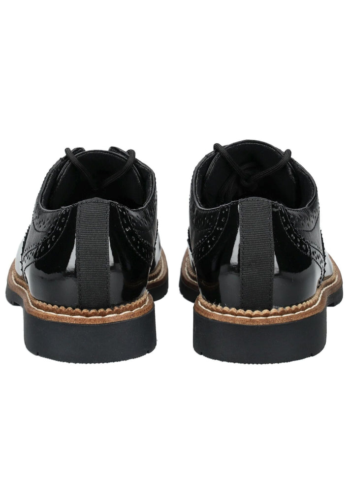 s.Oliver Halbschuhe Lederimitat Schwarz