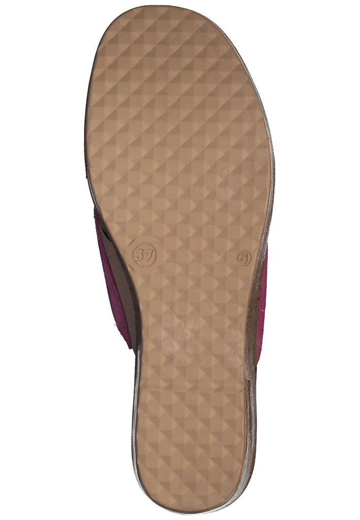 s.Oliver Pantoletten Leder Pink