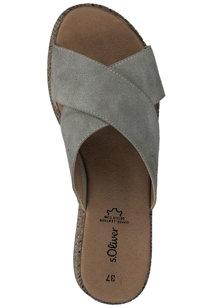 s.Oliver Pantoletten Leder Sage