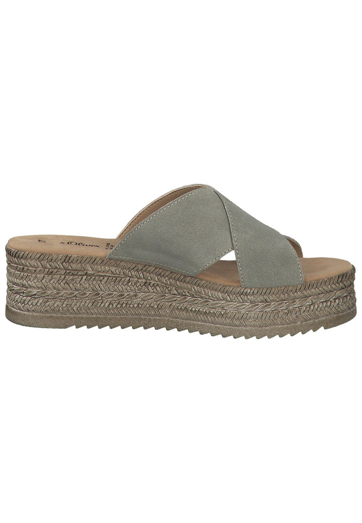 s.Oliver Pantoletten Leder Sage