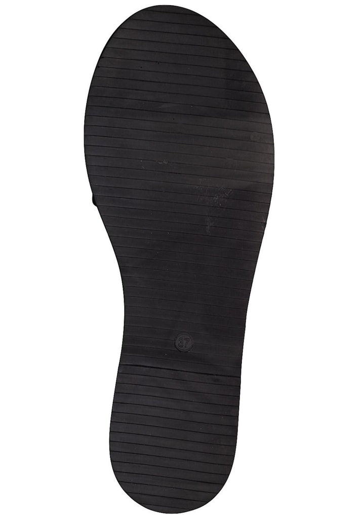 s.Oliver Pantoletten Leder Schwarz