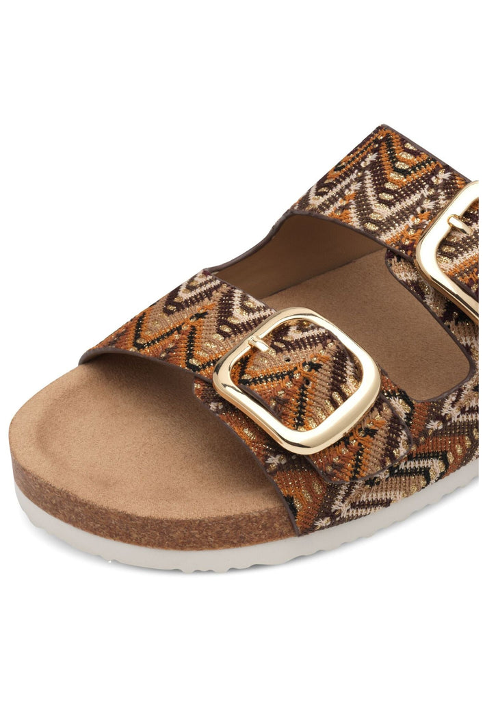 s.Oliver Pantoletten Textil Braun