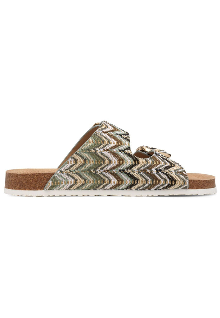 s.Oliver Pantoletten Textil Khaki