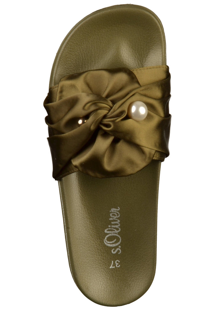 s.Oliver Pantoletten Textil Khaki