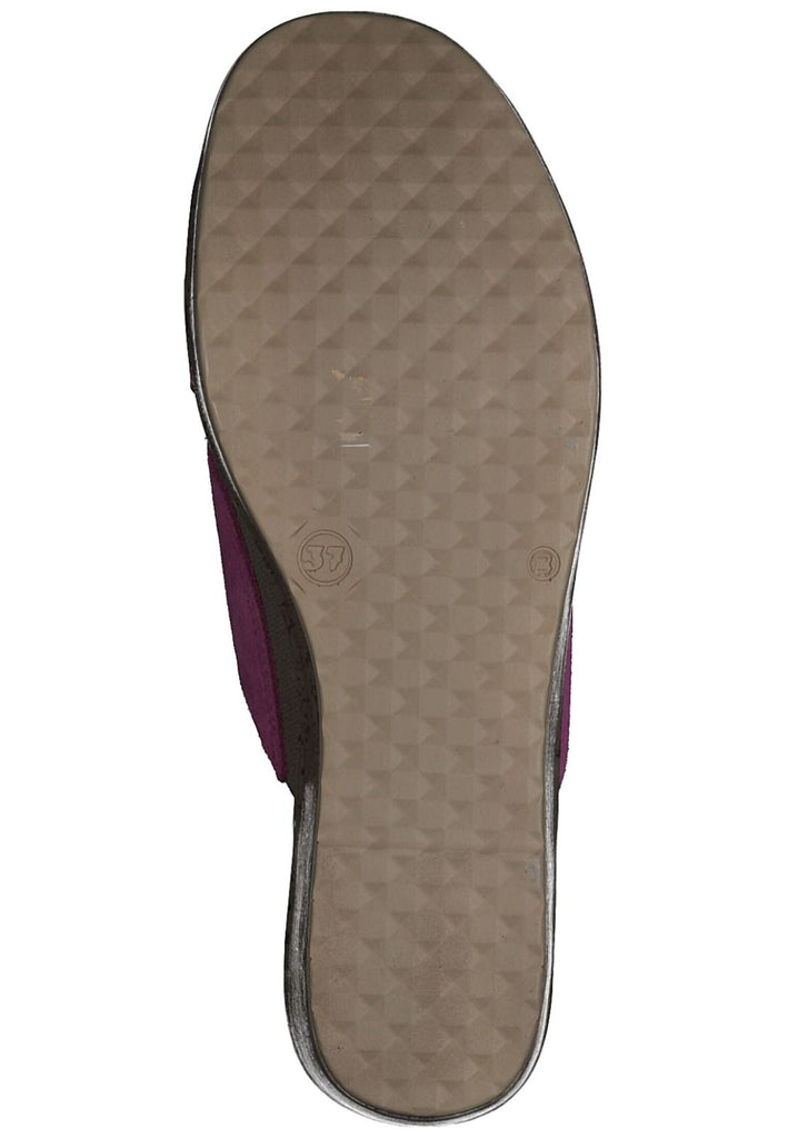 s.Oliver Pantoletten Veloursleder Pink