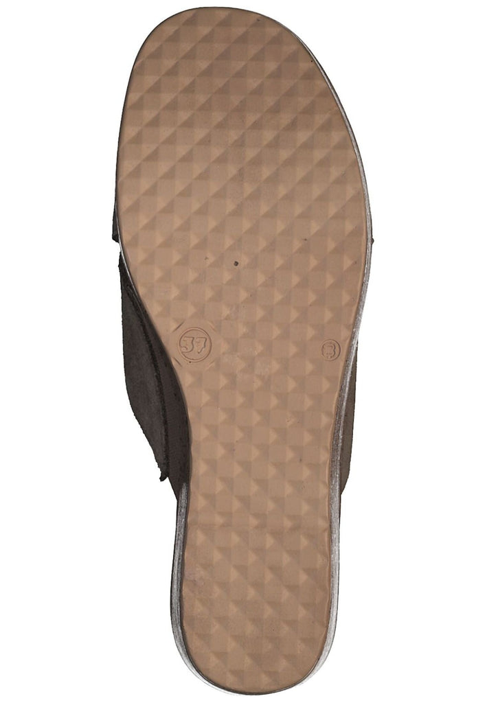 s.Oliver Pantoletten Veloursleder Pistachio