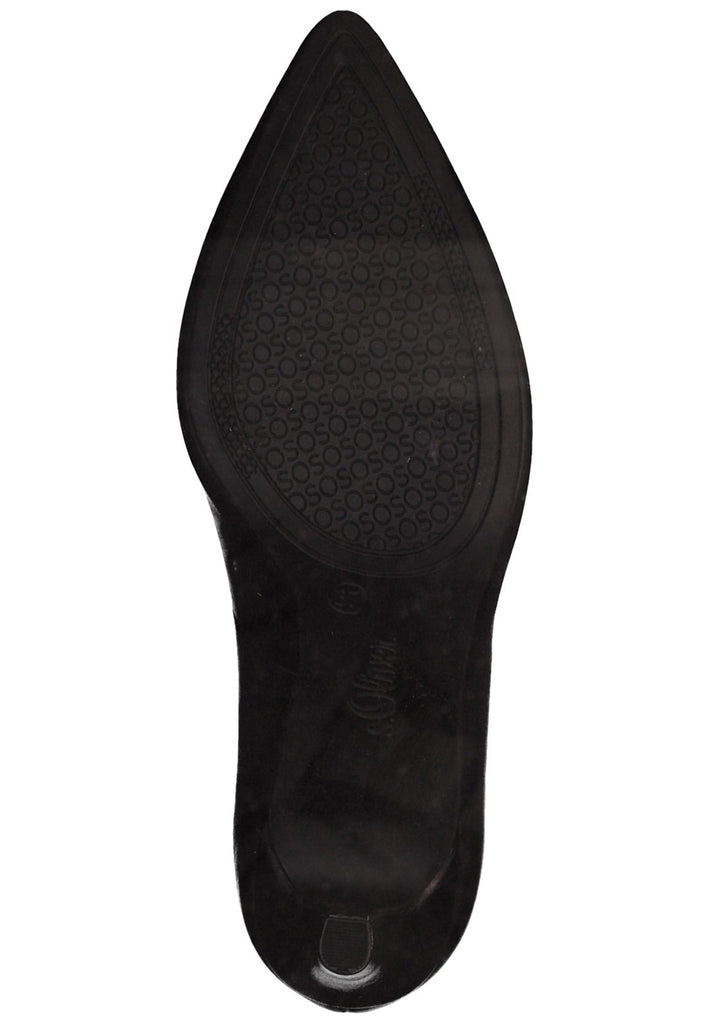 s.Oliver Pumps Leder Schwarz