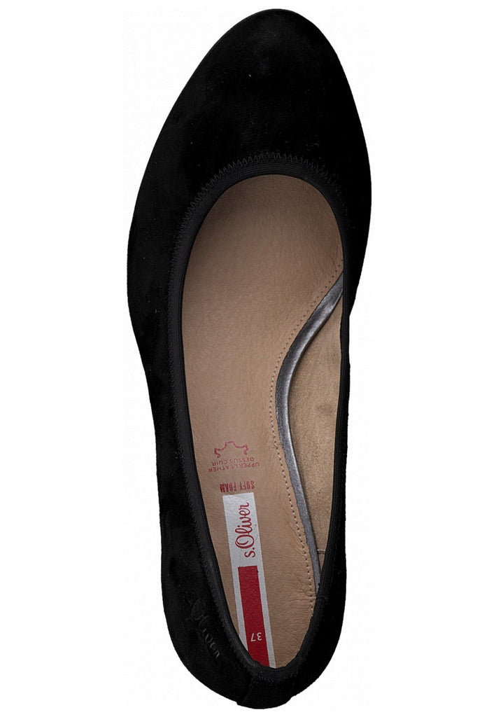 s.Oliver Pumps Leder Schwarz