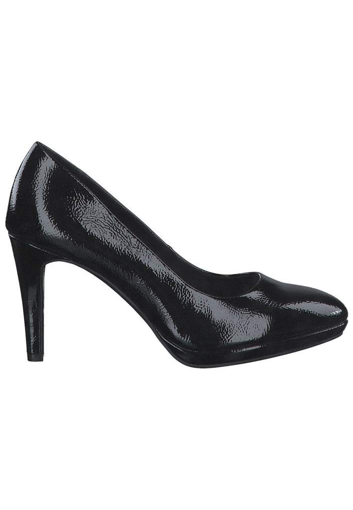 s.Oliver Pumps Lederimitat Schwarz Lack