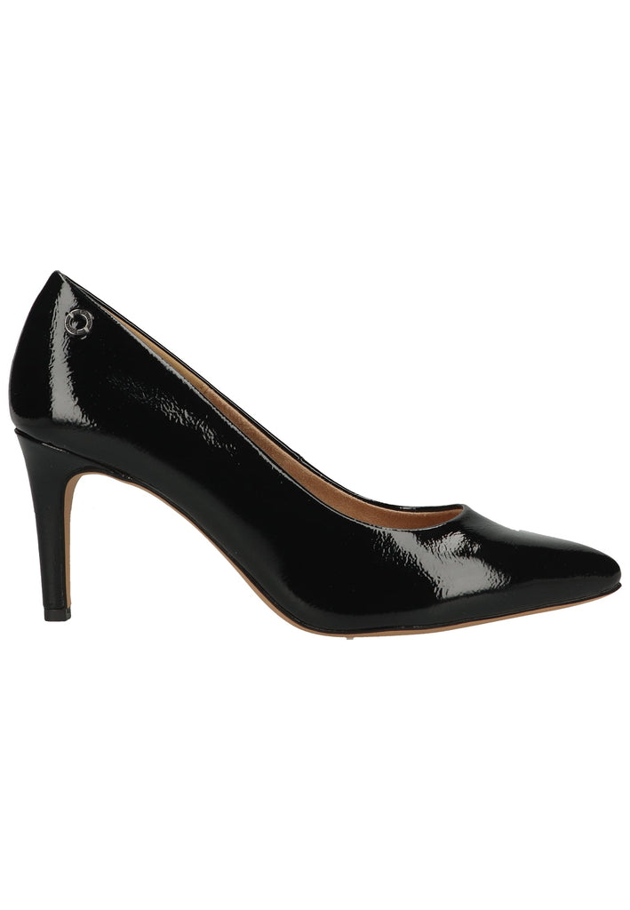 s.Oliver Pumps Lederimitat Schwarz Lack