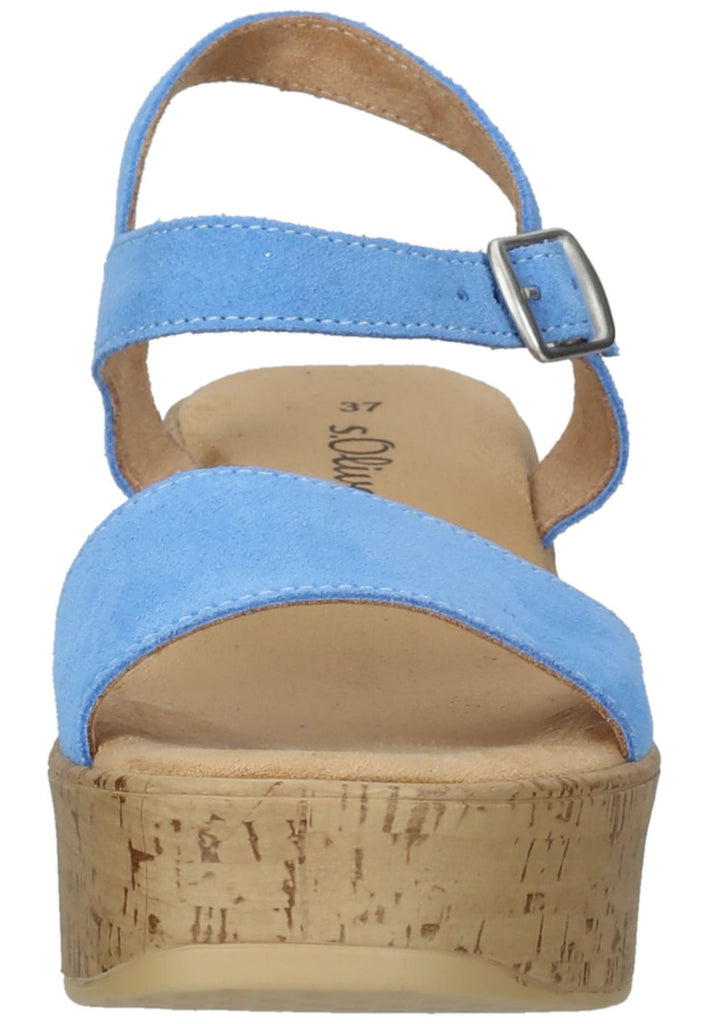 s.Oliver Sandalen Leder Aqua
