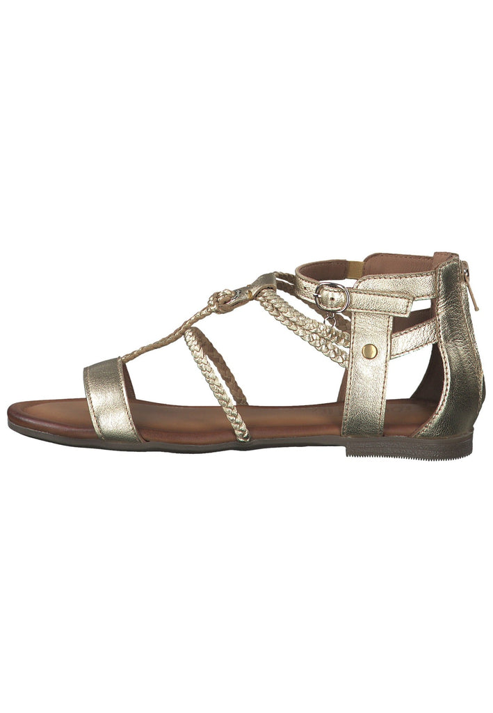 s.Oliver Sandalen Leder Champagne