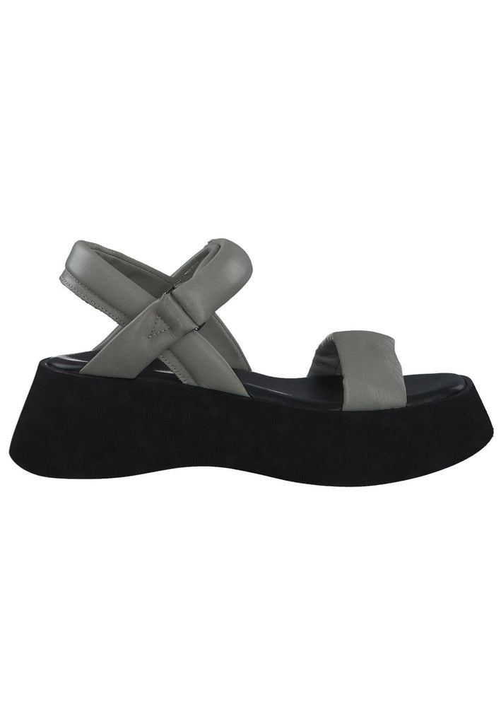 s.Oliver Sandalen Leder Grau