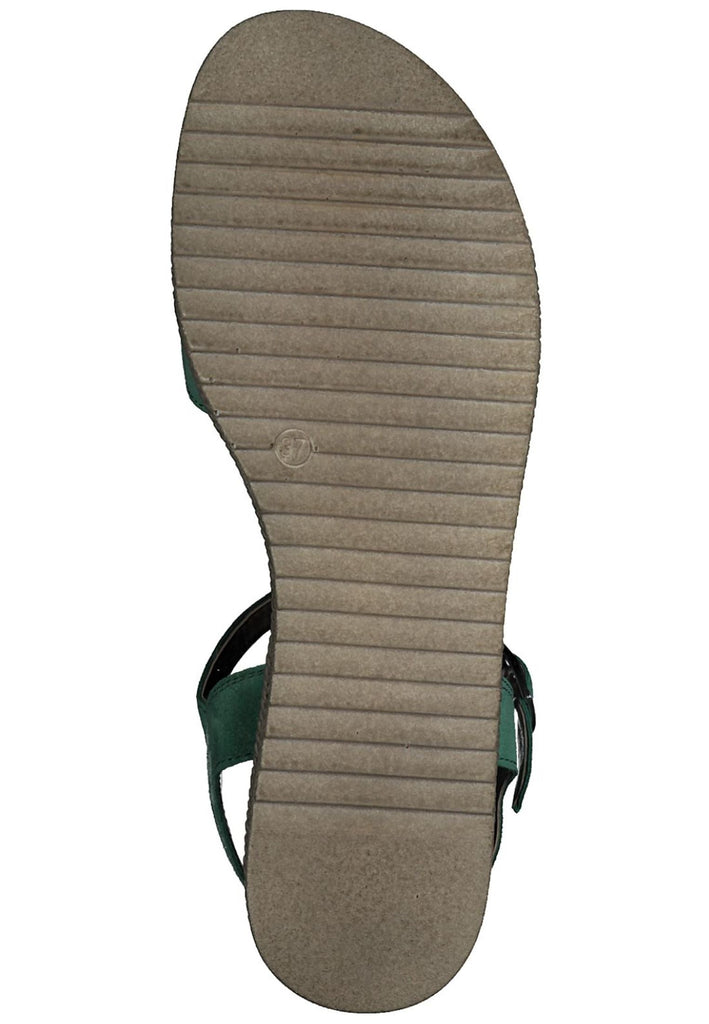 s.Oliver Sandalen Leder Grün