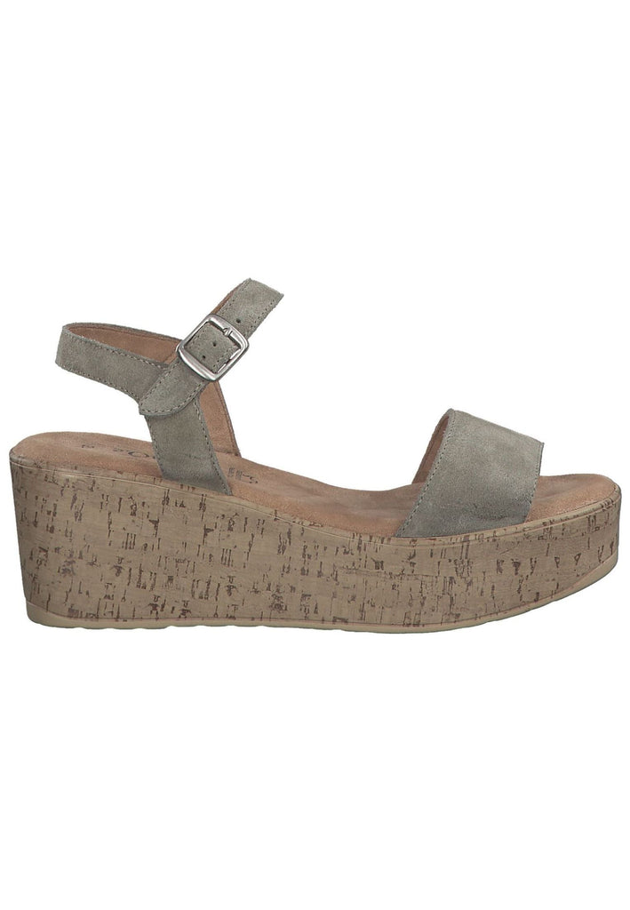 s.Oliver Sandalen Leder Pistachio