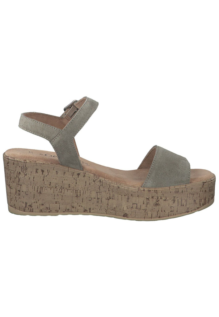 s.Oliver Sandalen Leder Pistachio