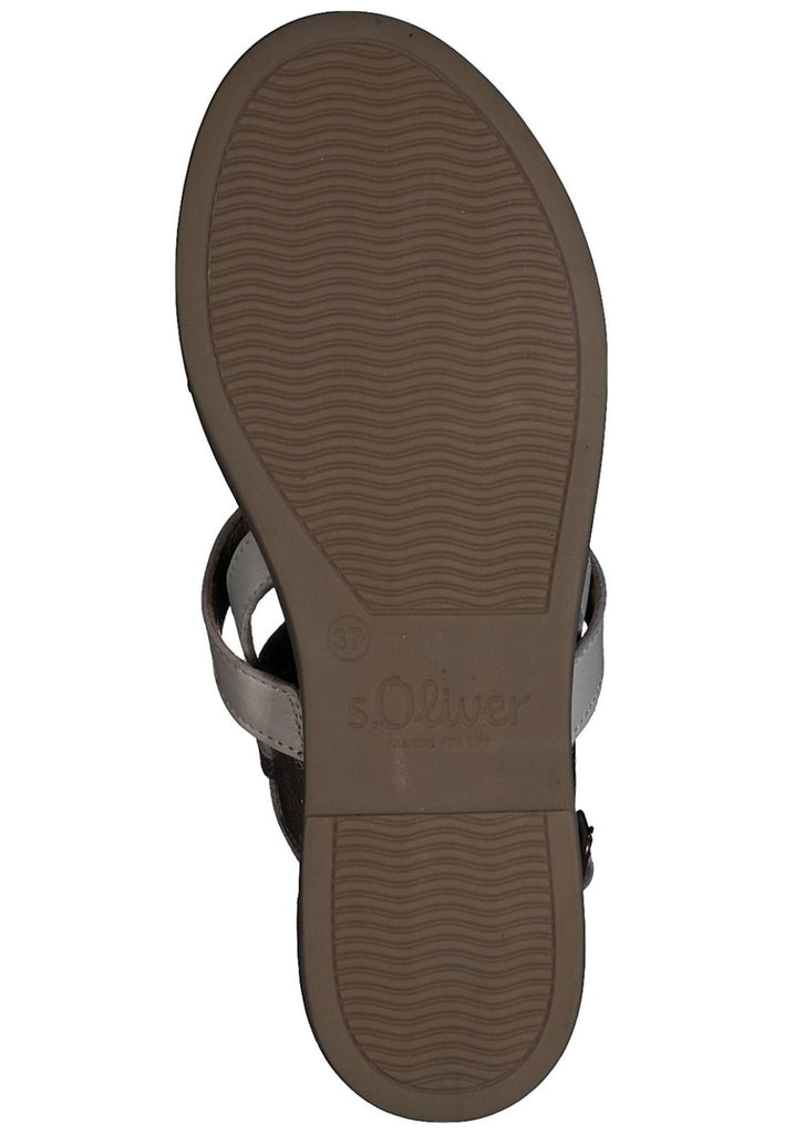 s.Oliver Sandalen Leder Rosegold