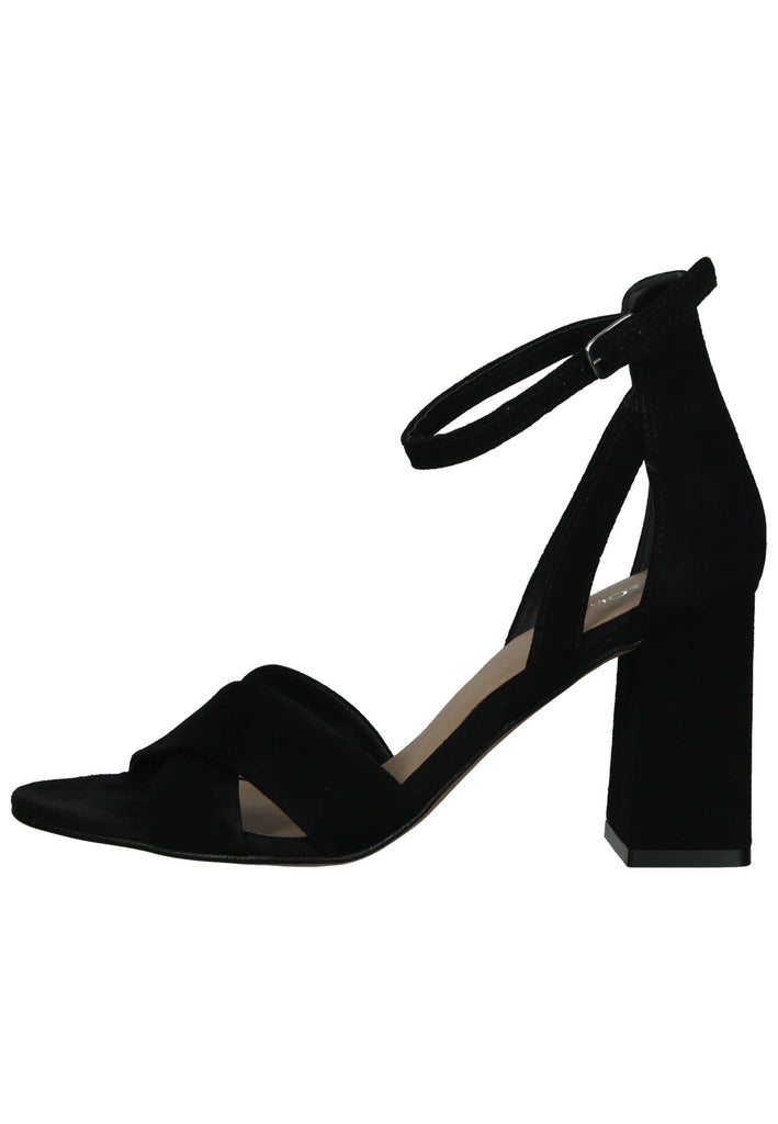 s.Oliver Sandalen Leder Schwarz