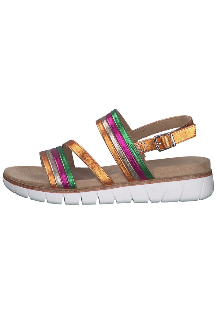s.Oliver Sandalen Lederimitat Multicolor