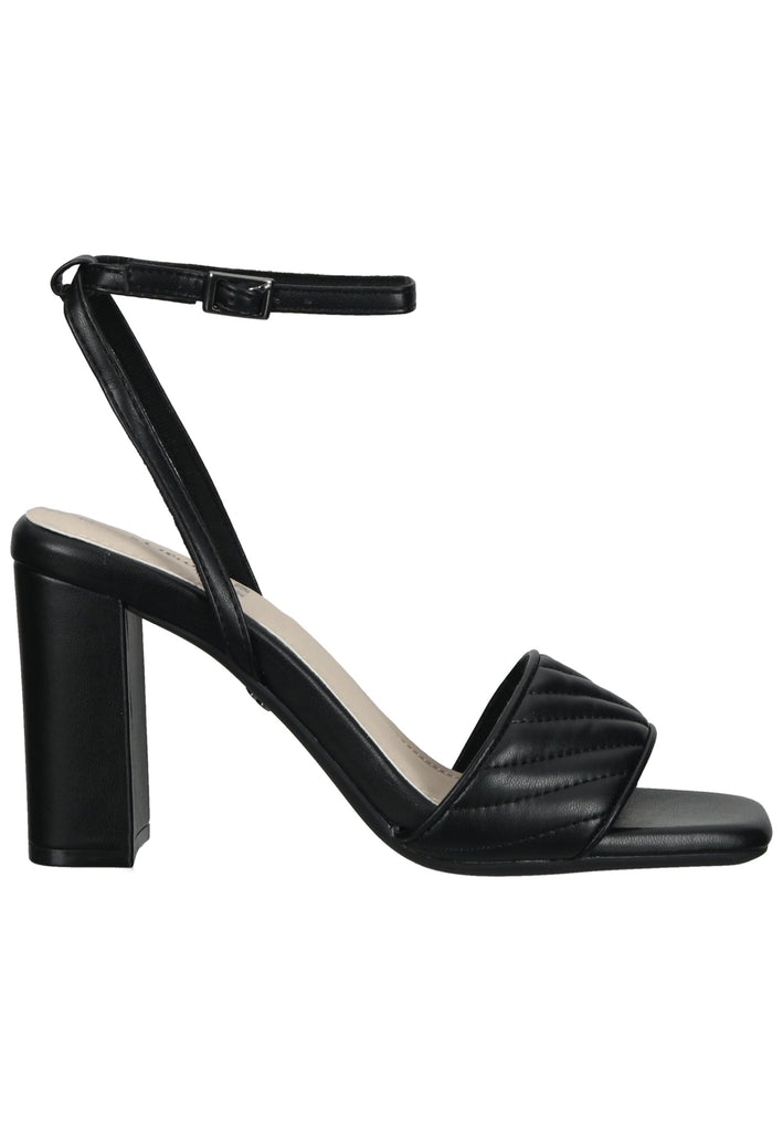 s.Oliver Sandalen Lederimitat Schwarz