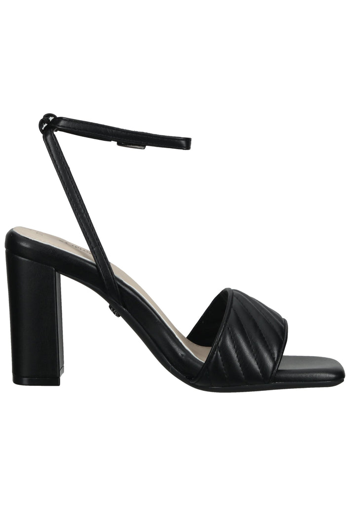 s.Oliver Sandalen Lederimitat Schwarz