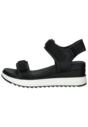 Sandalen s.Oliver Sandalen Lederimitat Schwarz