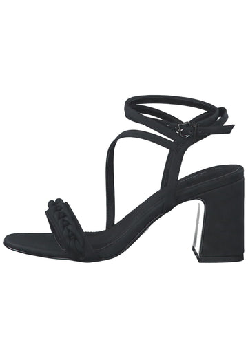 Sandalen s.Oliver Sandalen Lederimitat Schwarz