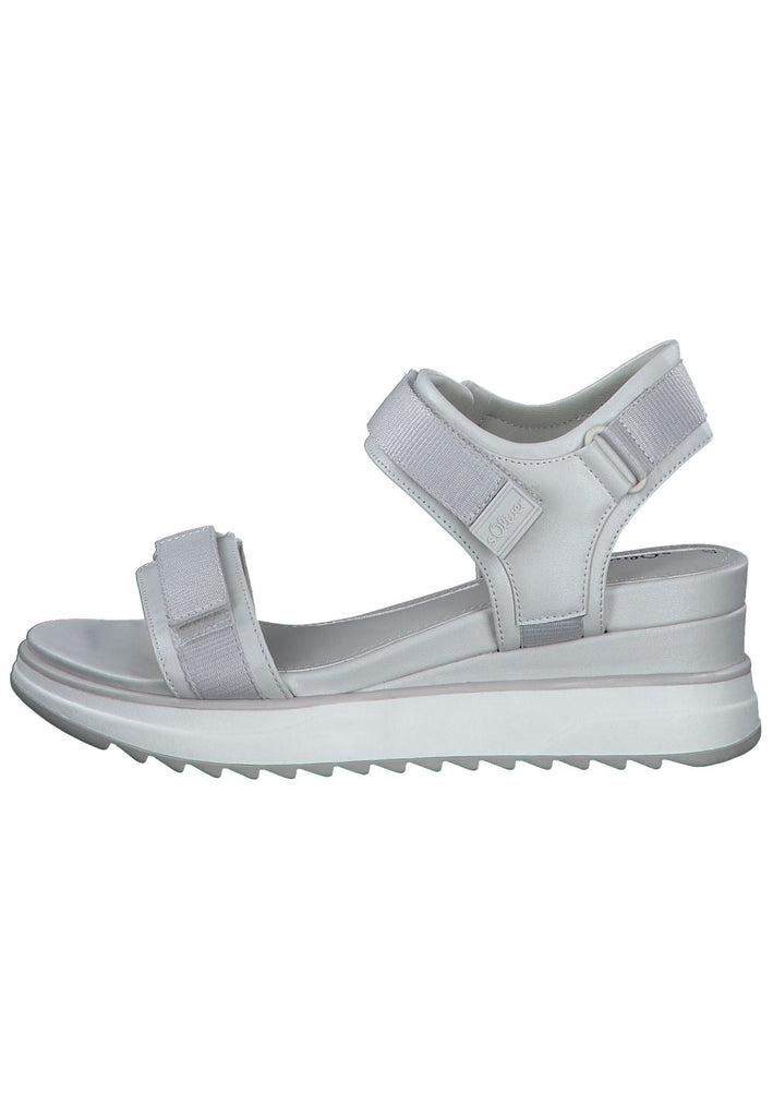 Sandalen s.Oliver Sandalen Lederimitat Weiß