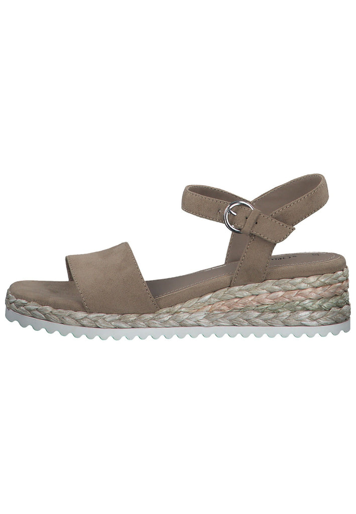 Sandalen s.Oliver Sandalen Textil Taupe