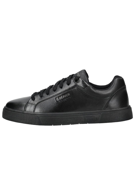 s.Oliver Sneaker Leder Schwarz