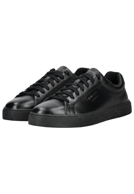 s.Oliver Sneaker Leder Schwarz
