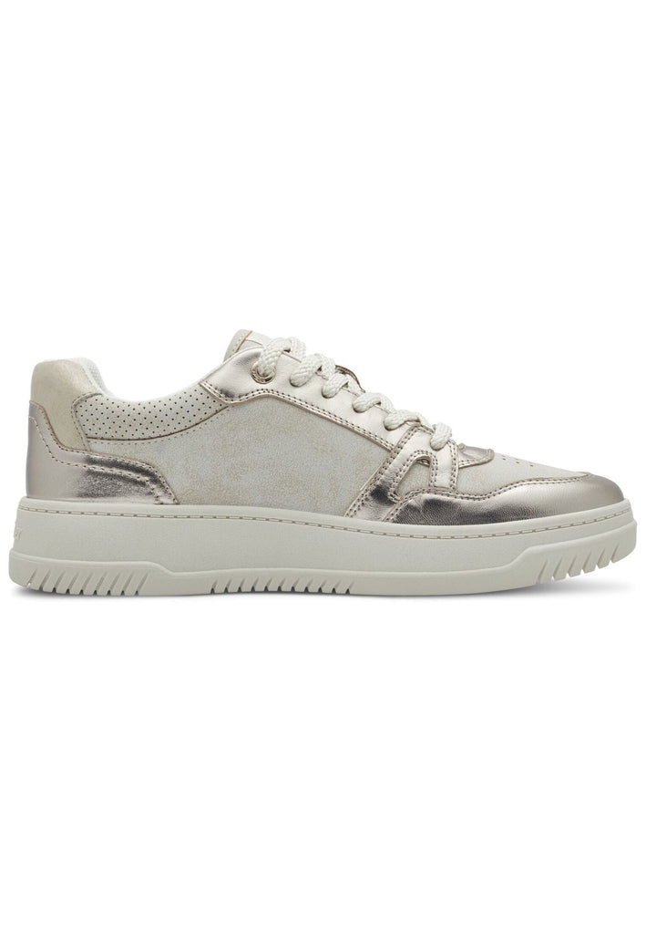 s.Oliver Sneaker Leder/Synthetik Champagne