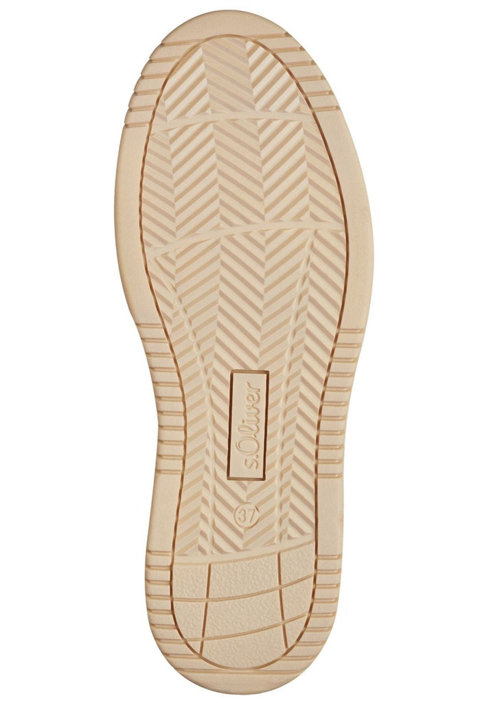 s.Oliver Sneaker Leder/Synthetik Grün/Beige