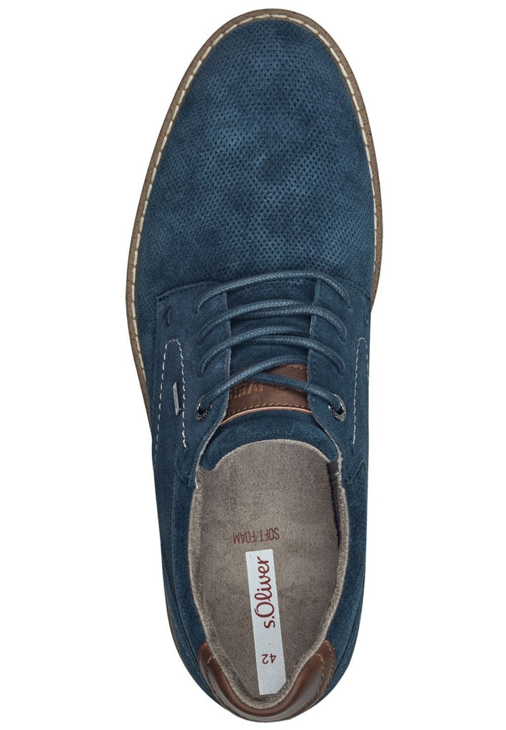 s.Oliver Sneaker Leder/Synthetik Navy