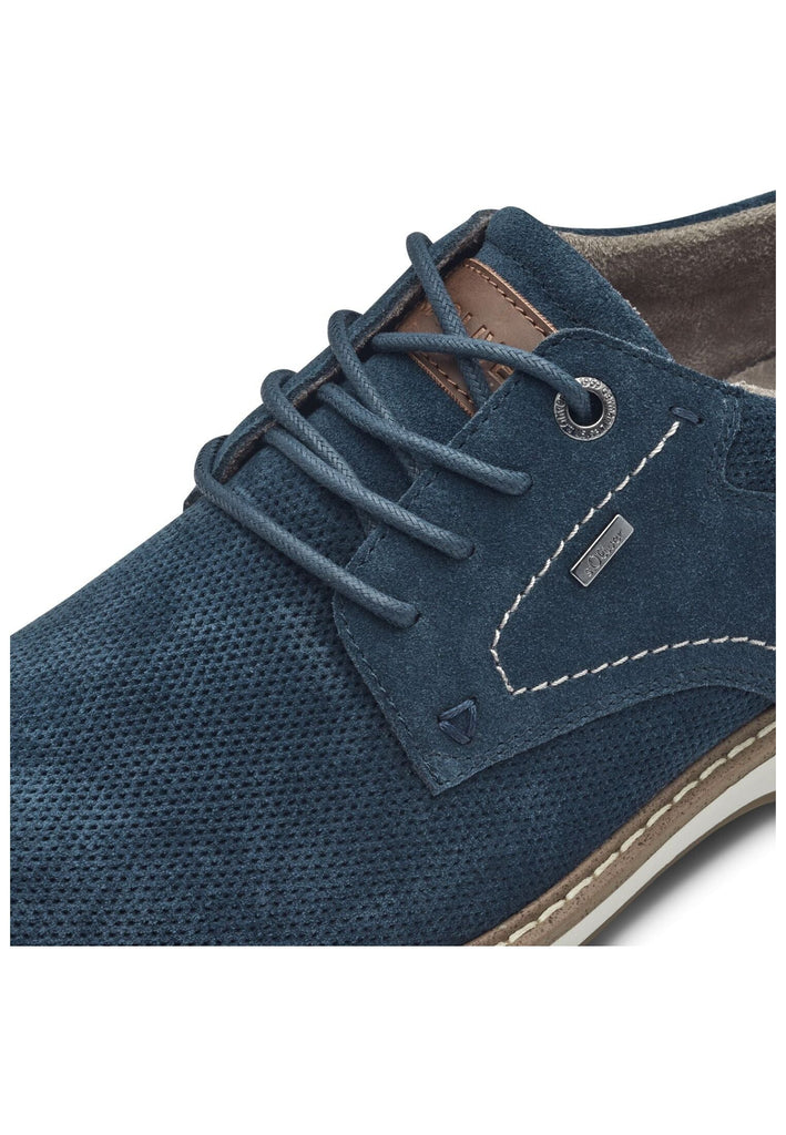 s.Oliver Sneaker Leder/Synthetik Navy