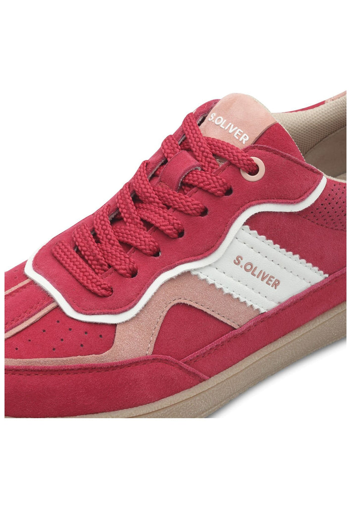 s.Oliver Sneaker Leder/Synthetik Rot