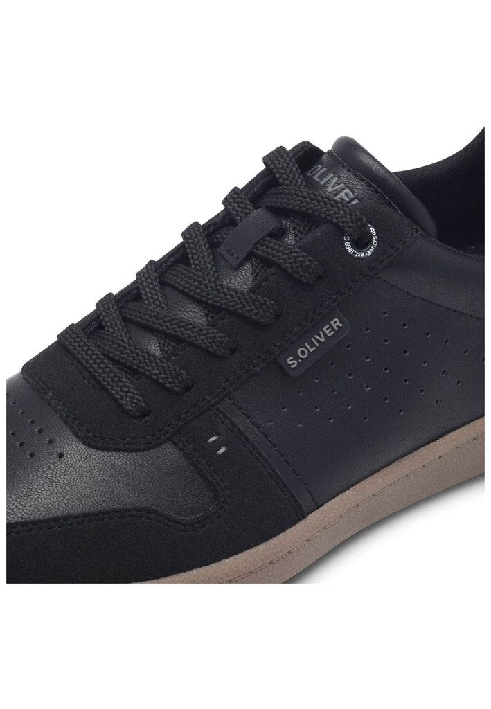 s.Oliver Sneaker Leder/Textil Schwarz